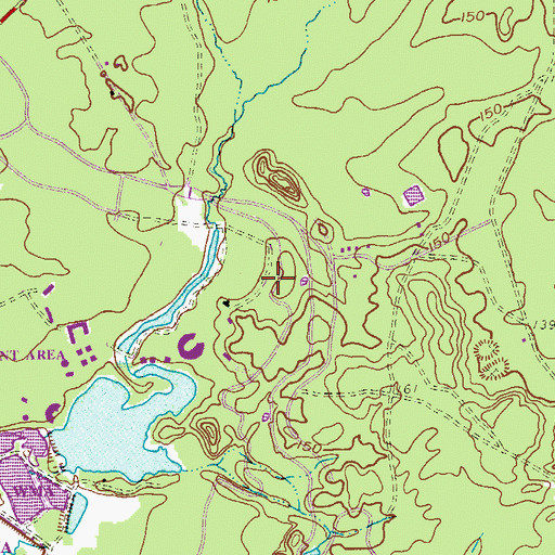 Topographic Map of Camp Wanda, NJ