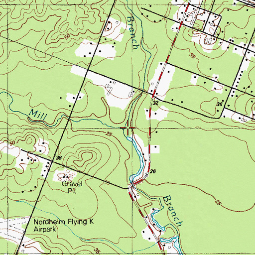 Topographic Map of Cedar Branch, NJ
