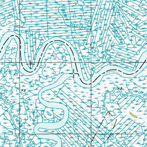 Topographic Map of Cedar Swamp Creek, NJ