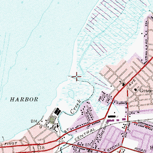 Topographic Map of Chingarora Creek, NJ
