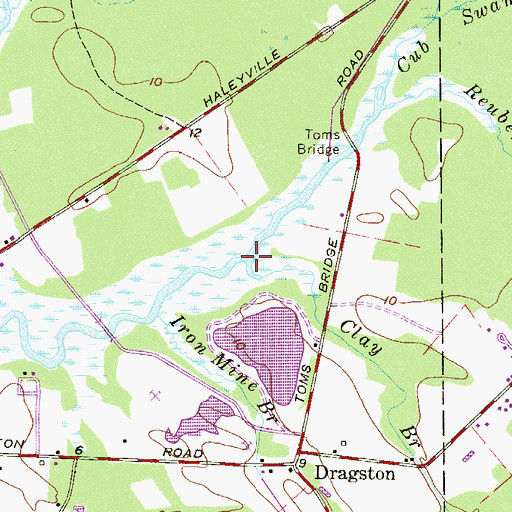 Topographic Map of Clay Branch, NJ