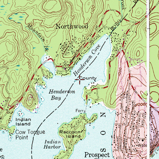 Topographic Map of County Island, NJ