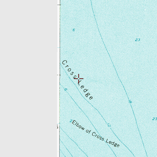 Topographic Map of Cross Ledge, NJ