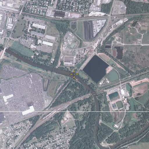 Aerial/Satellite Image of Cuckels Brook, NJ