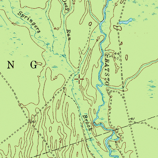 Topographic Map of Deep Run, NJ
