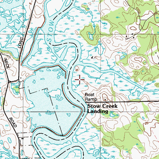 Topographic Map of Denn Branch, NJ