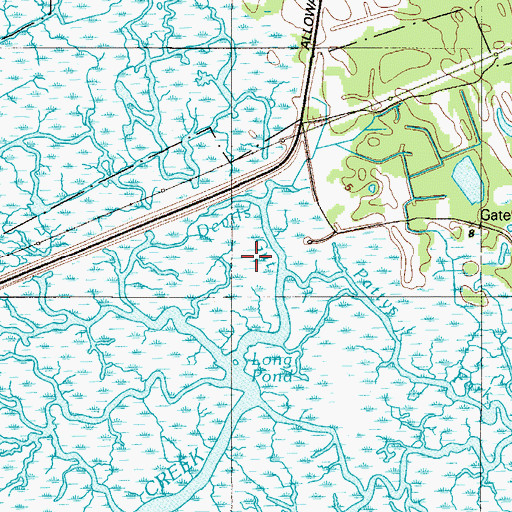 Topographic Map of Devils Gut, NJ