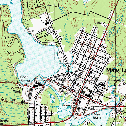 Topographic Map of Dry Run, NJ