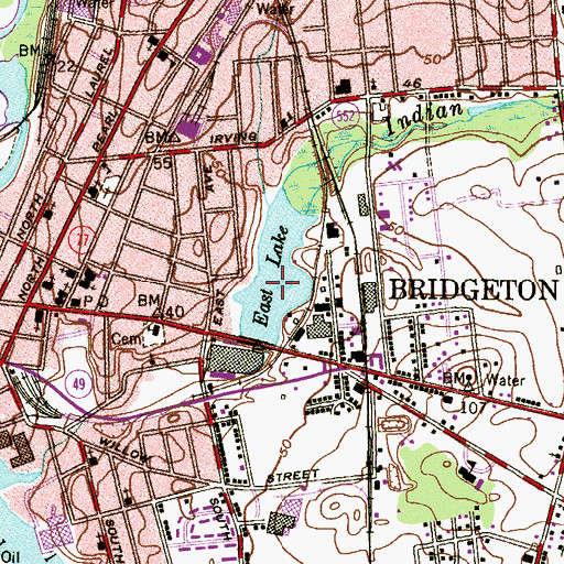 Topographic Map of East Lake, NJ