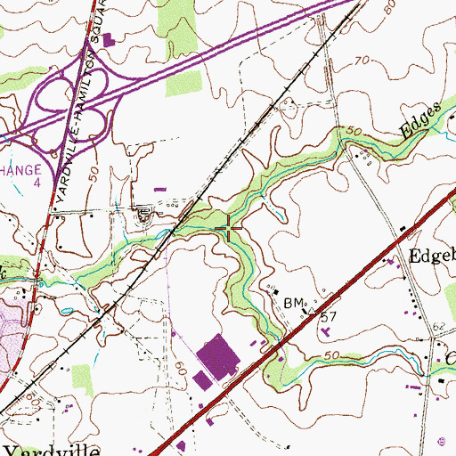 Topographic Map of Edges Brook, NJ
