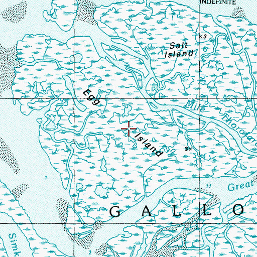 Topographic Map of Egg Island, NJ