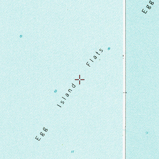 Topographic Map of Egg Island Flats, NJ