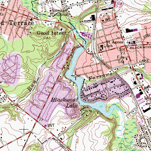 Topographic Map of Farrows Run, NJ