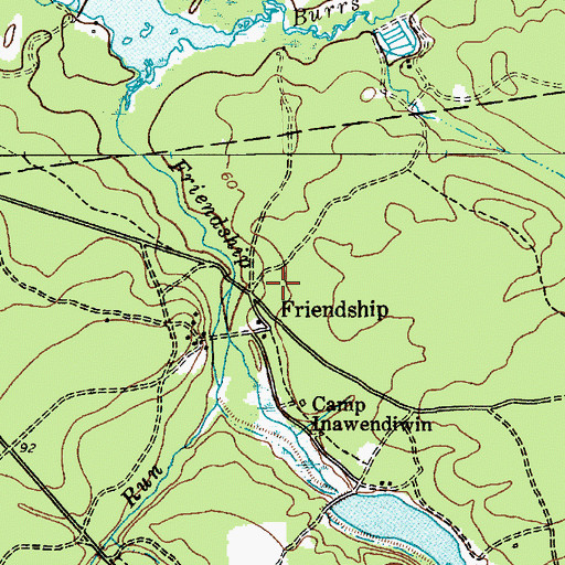 Topographic Map of Friendship, NJ