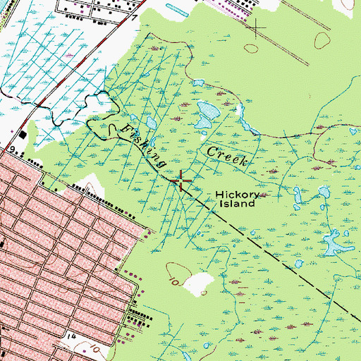 Topographic Map of Fulling Mill Stream, NJ
