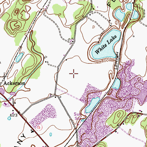 Topographic Map of Germany Flats, NJ
