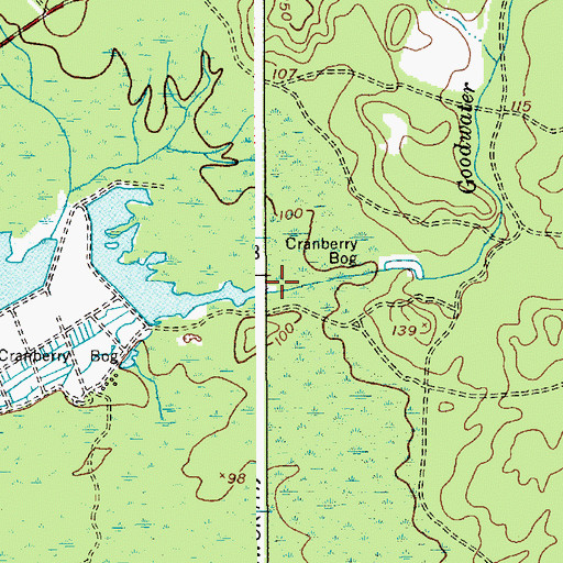 Topographic Map of Goodwater Run, NJ