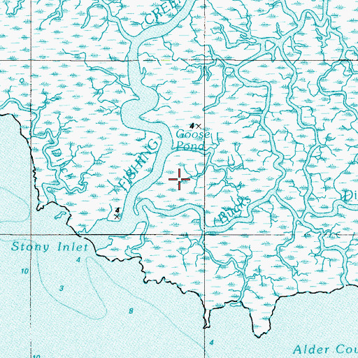 Topographic Map of Goose Pond, NJ