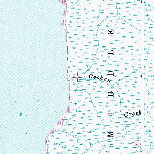 Topographic Map of Goshen Creek, NJ