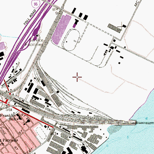Topographic Map of Great Ditch, NJ