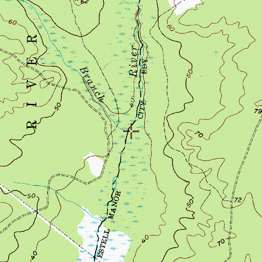 Topographic Map of Green Branch, NJ