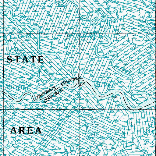 Topographic Map of Griscom Creek, NJ