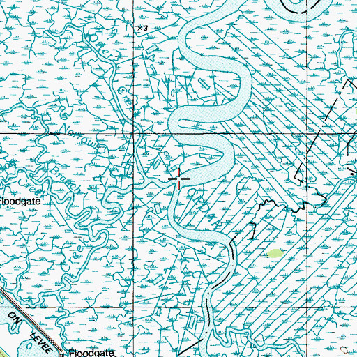 Topographic Map of Halfway Creek, NJ