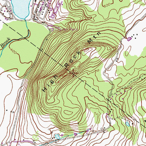 Topographic Map of High Rock Mountain, NJ