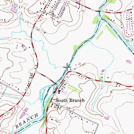 Topographic Map of Holland Brook, NJ