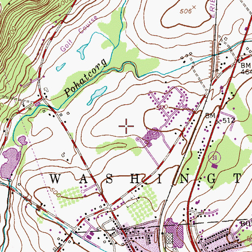 Topographic Map of Jackson Valley, NJ