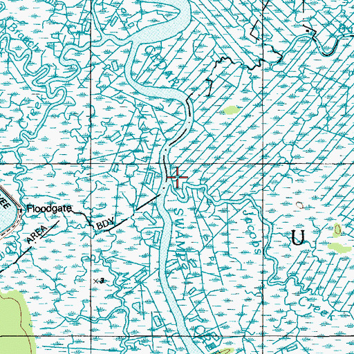 Topographic Map of Jacobs Creek, NJ