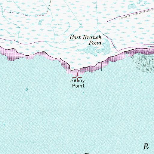 Topographic Map of Kenny Point, NJ