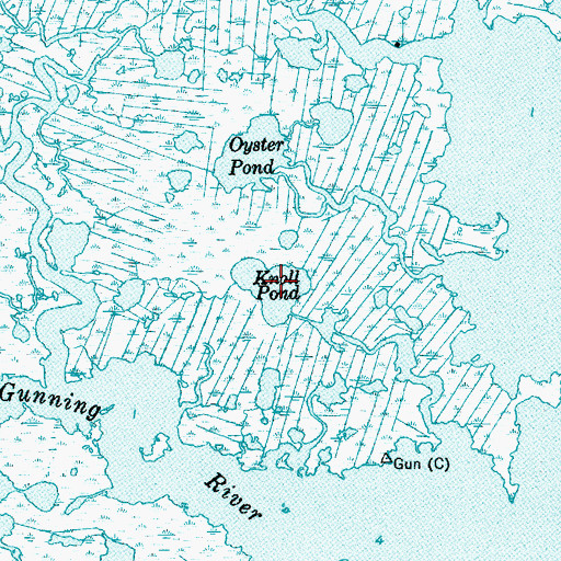 Topographic Map of Knoll Pond, NJ