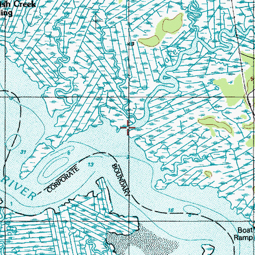 Topographic Map of Lakes Creek, NJ