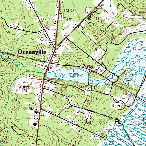 Topographic Map of Lily Lake, NJ