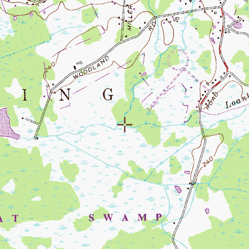 Topographic Map of Loantaka Brook, NJ
