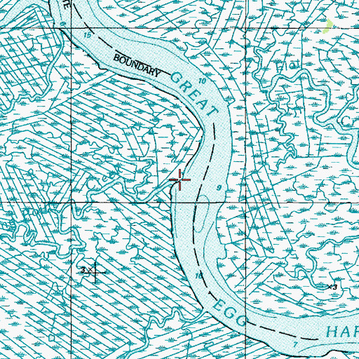 Topographic Map of Long Point Creek, NJ