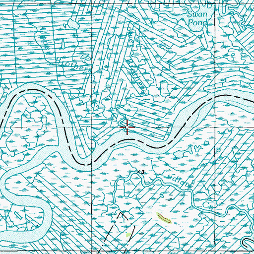 Topographic Map of Lower Brothers Creek, NJ