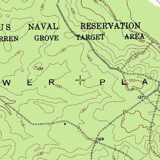 Topographic Map of Lower Plains, NJ