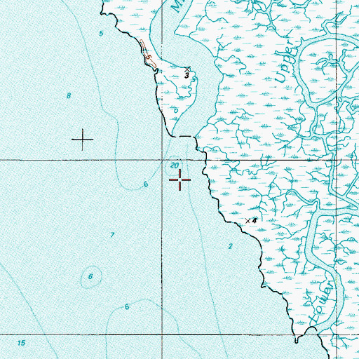 Topographic Map of Mad Horse Creek, NJ