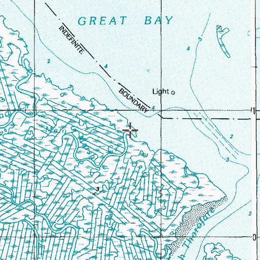 Topographic Map of Main Marsh Creek, NJ