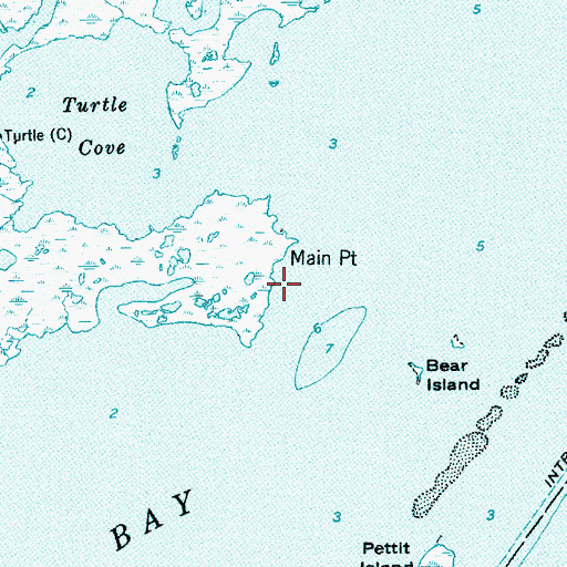 Topographic Map of Main Point, NJ
