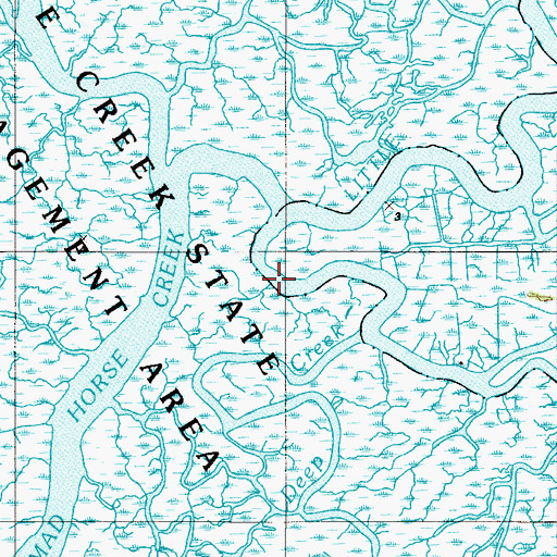 Topographic Map of Malapartis Creek, NJ