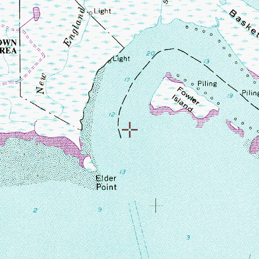 Topographic Map of Maurice River, NJ