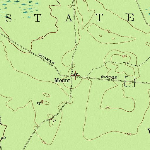 Topographic Map of Mount, NJ