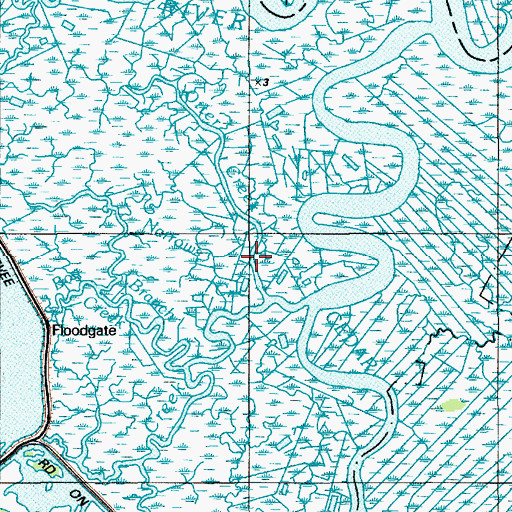 Topographic Map of Narrows Creek, NJ