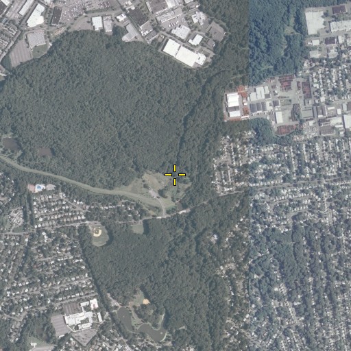 Aerial/Satellite Image of Nomahegan Brook, NJ