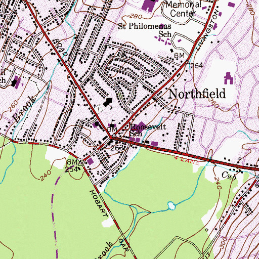 Topographic Map of North Pond, NJ