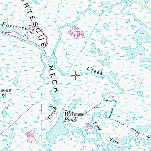 Topographic Map of Oyster Creek, NJ