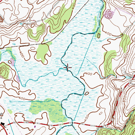 Topographic Map of Papakating Creek, NJ